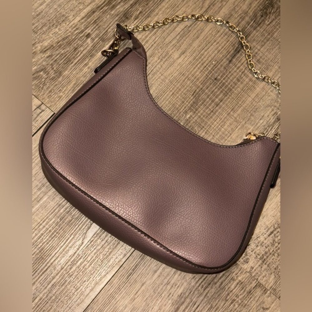 Dark purple purse